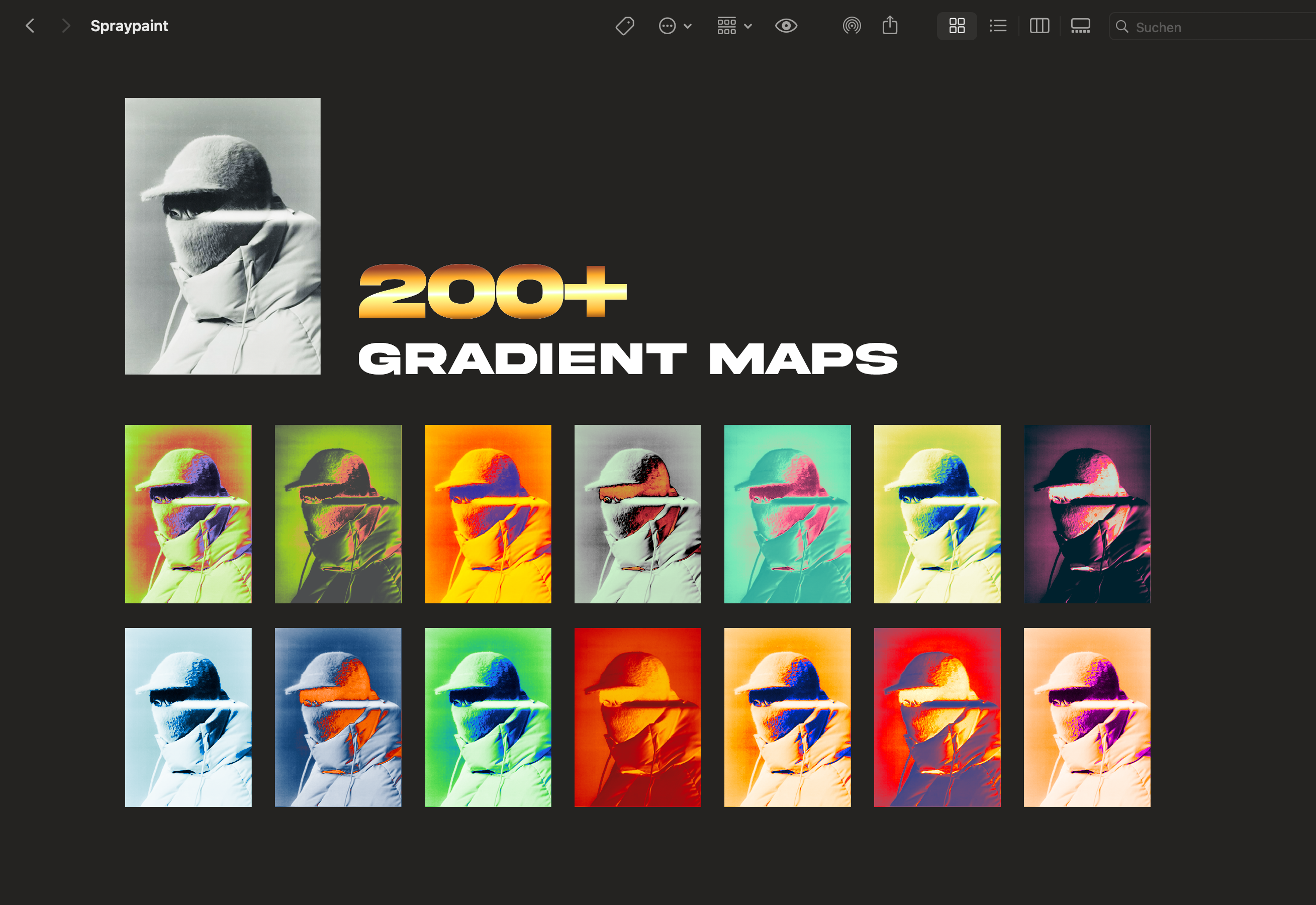 PSD Gradient Map Pack